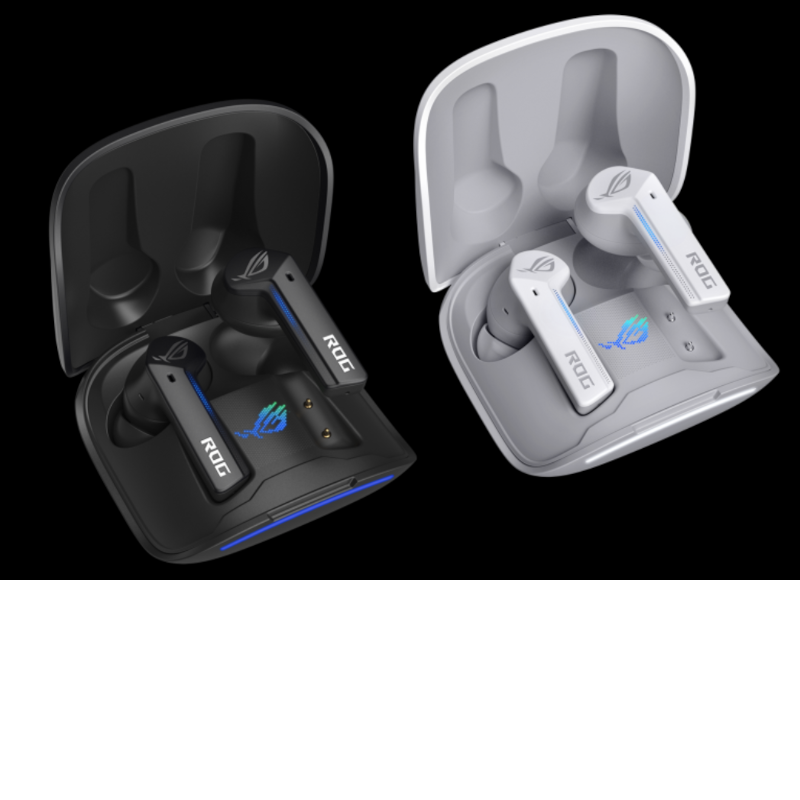 ASUS ROG Cetra True Wireless &ndash; &Eacute;couteurs Gaming sans-Fil avec Connexion &agrave; Faible Latence, ANC, jusqu'&agrave; 27 Heures de Batteries gr&acirc;ce &agrave; Son &eacute;tui de Chargement int&eacute;gr&eacute;, r&eacute;sistance &agrave; l'eau IPX4