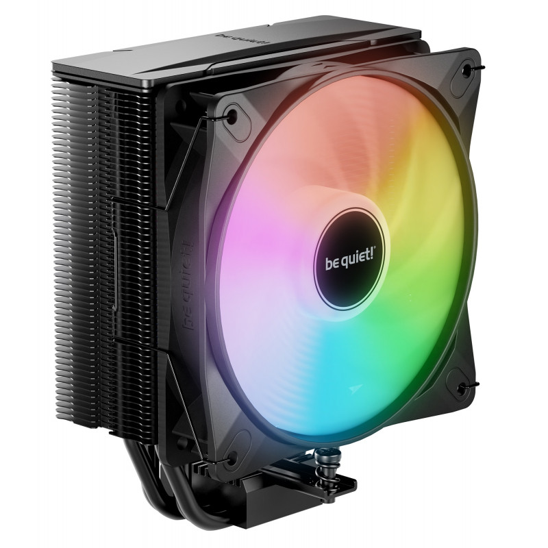 Ventilateur Be Quiet! PURE ROCK 3 LX Black Ventilateur pour processeur ARGB - Light Wings LX 120mm PWM - Compatible Intel 1851/1700/1200/1150/1151/1155 et AMD AM4/AM5 - 31.2 dBA - 61.8CFM