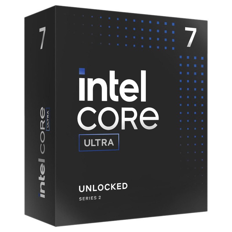 Processeur Intel CORE Ultra 7 265K Boite - Socket 1851 5.5 GHz - Nombre total de threads : 20 - 30 MB Intel Smart Cache - Intel Graphics - Intel AI Boost - Puissance Turbo max. : 250W